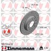 Zimmermann Brake Disc - Sport/Coated, 100124452 100124452